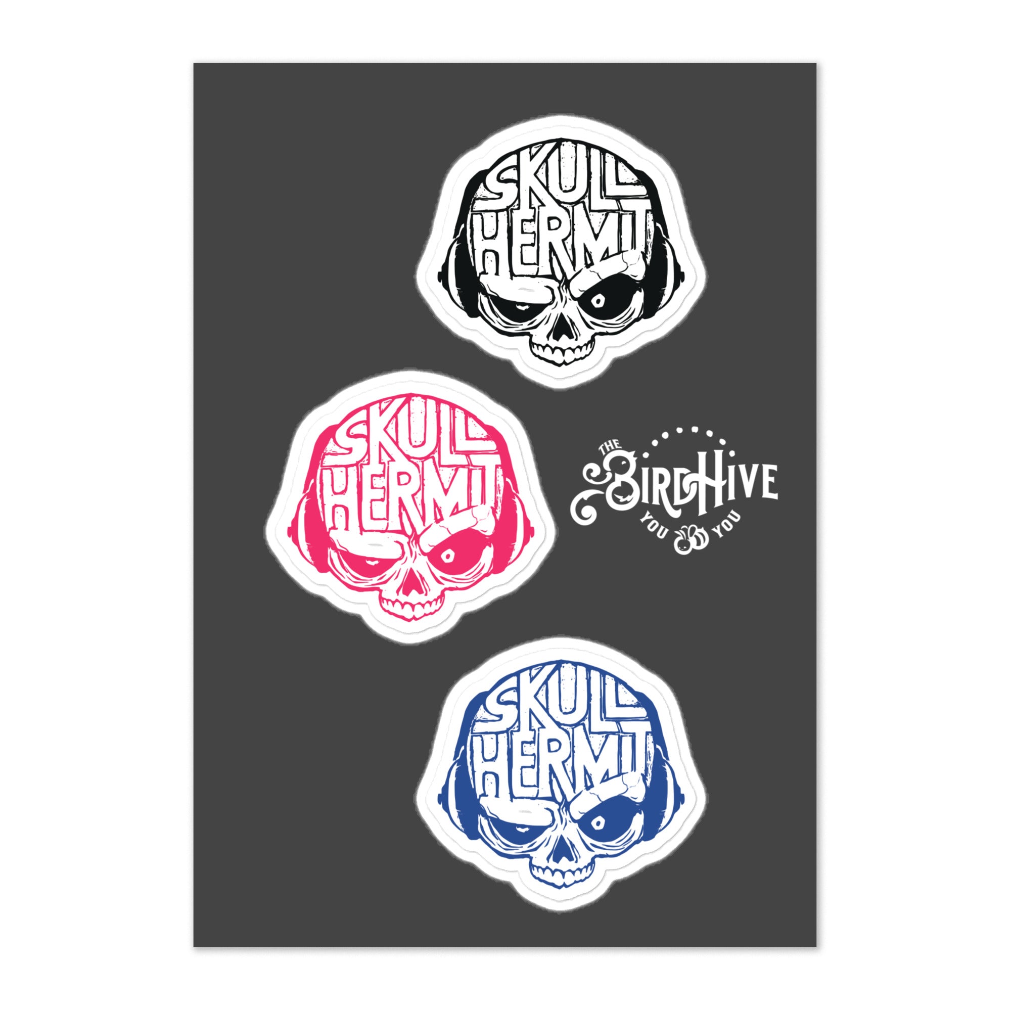 "Skull Hermit" Sticker sheet