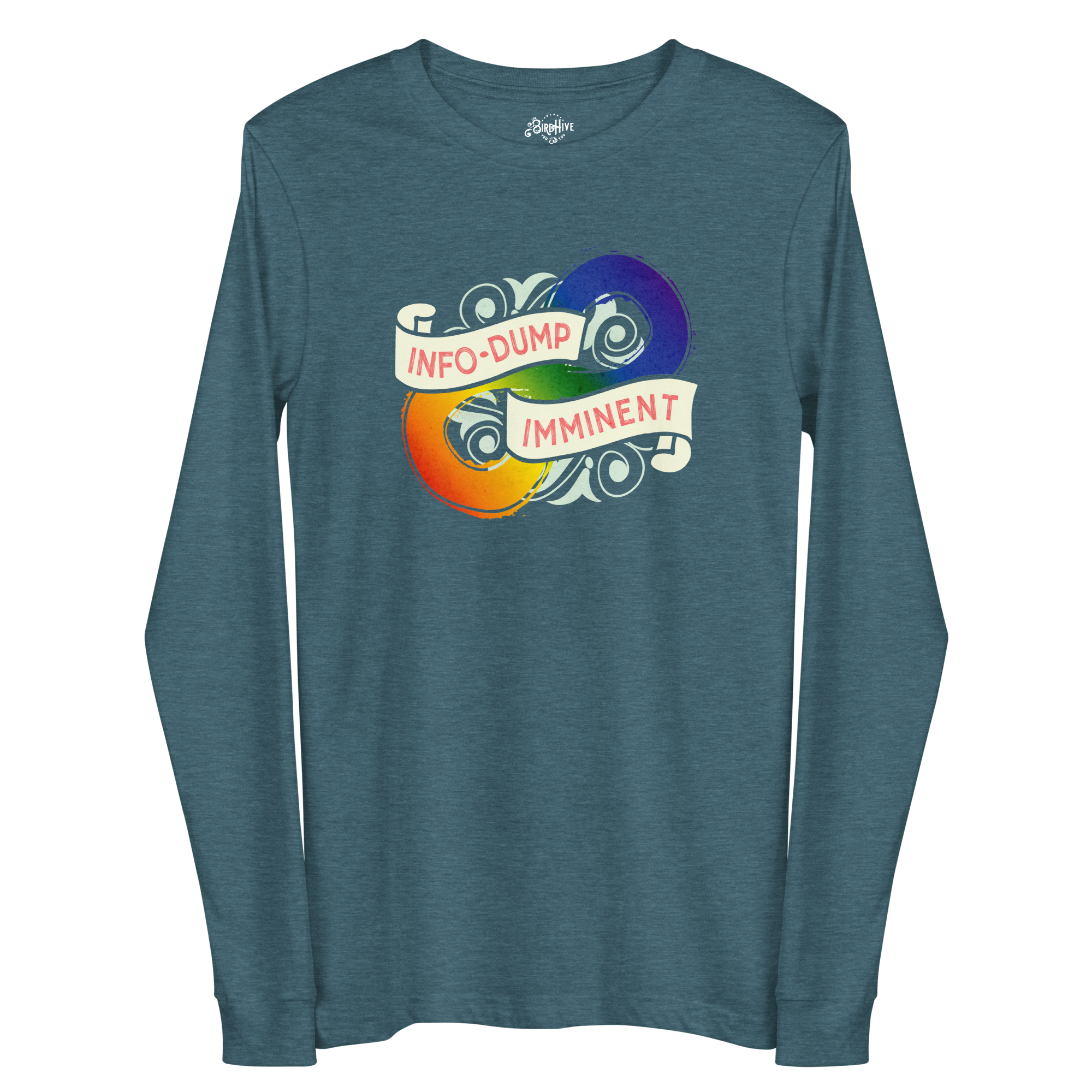 "InfoDump Imminent" Unisex Long Sleeve Tee