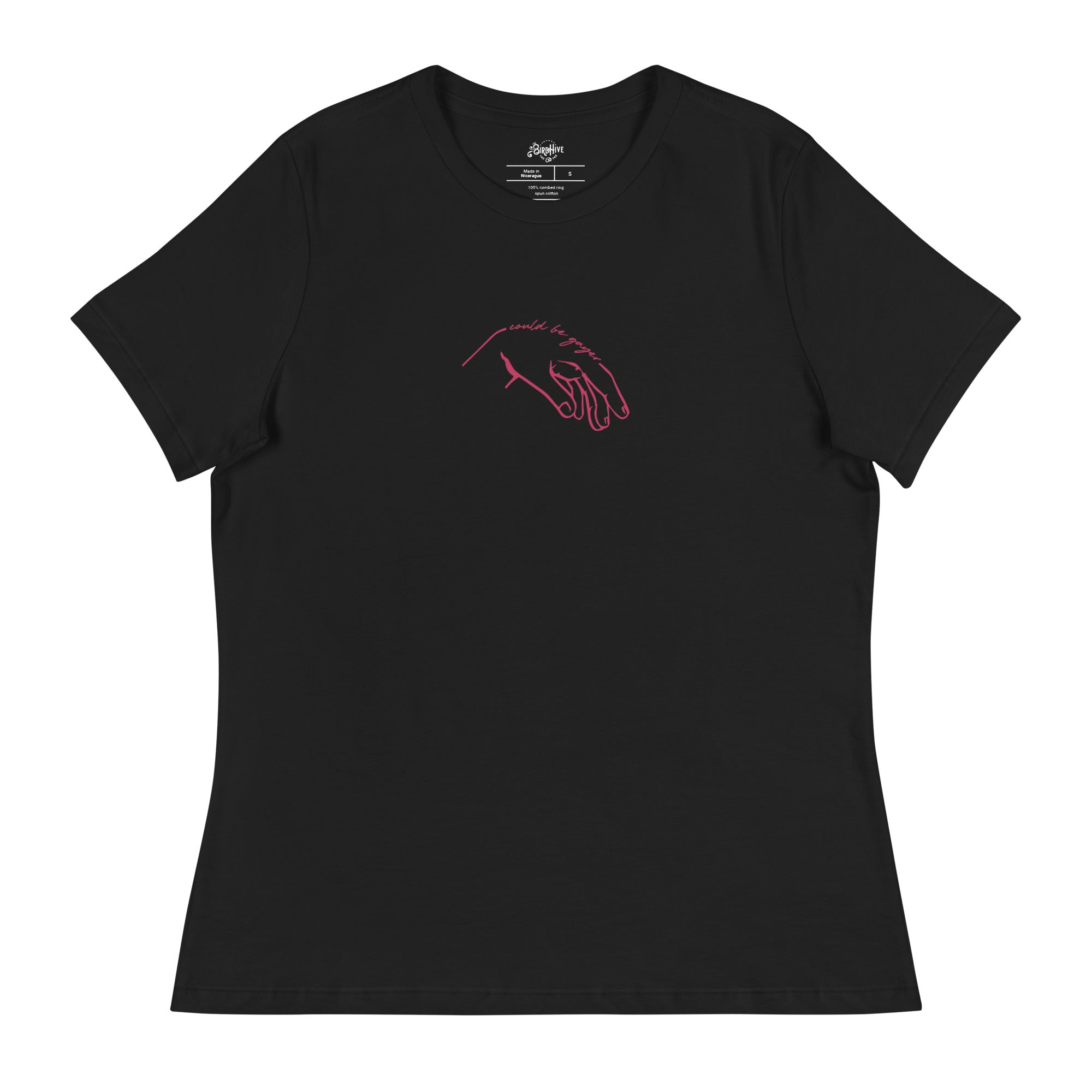 "could be gayer" Fem Relaxed T-Shirt