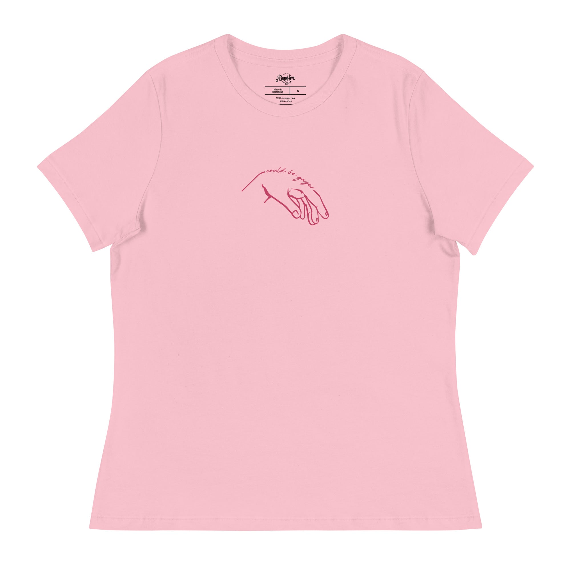 "could be gayer" Fem Relaxed T-Shirt