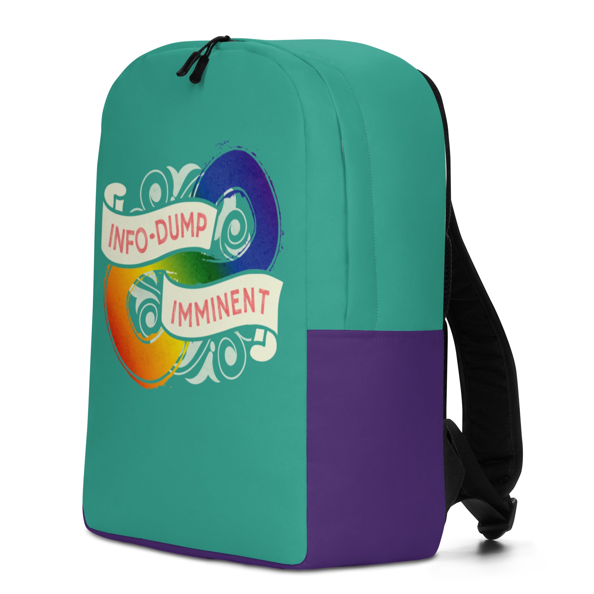 "InfoDump Imminent" Minimalist Backpack