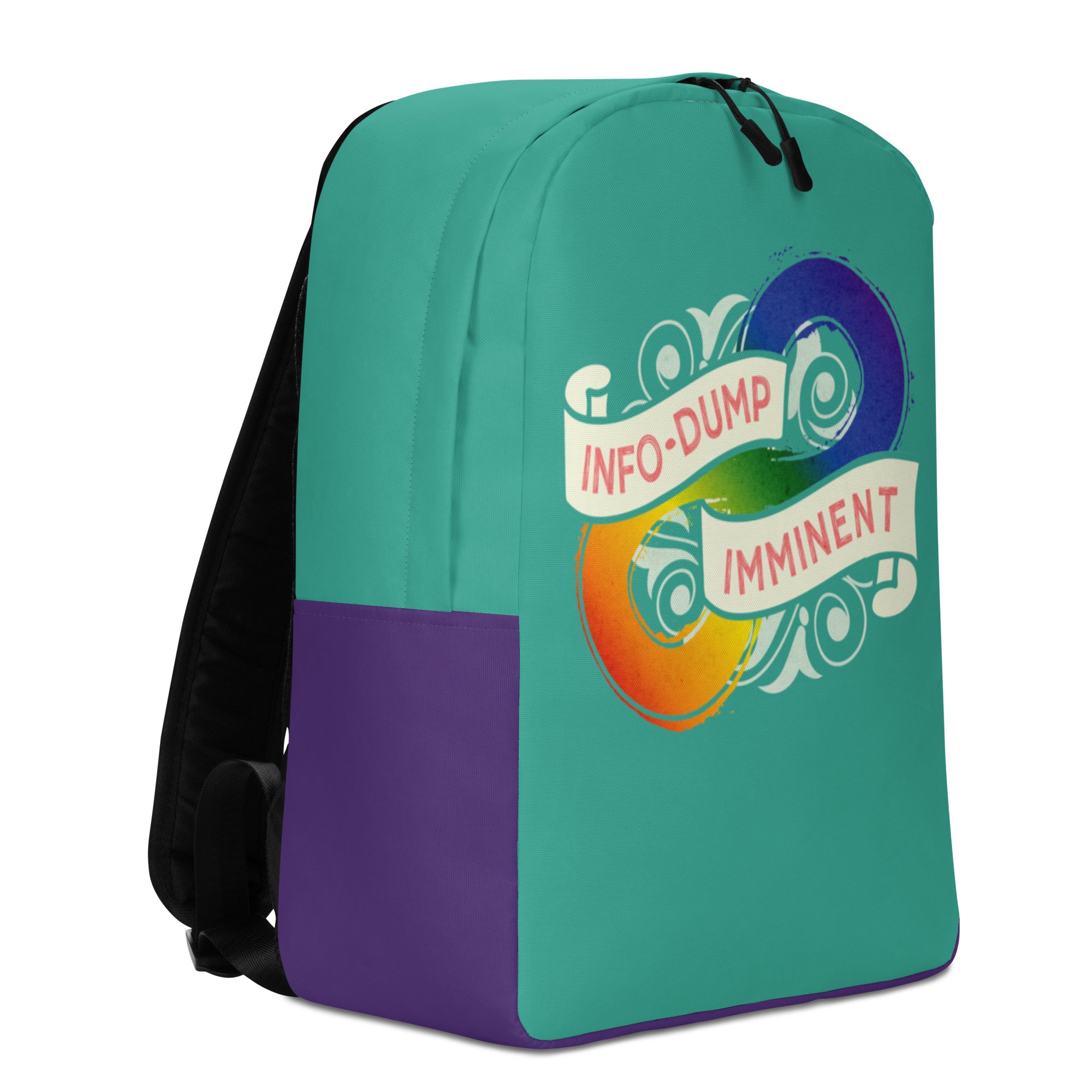 "InfoDump Imminent" Minimalist Backpack