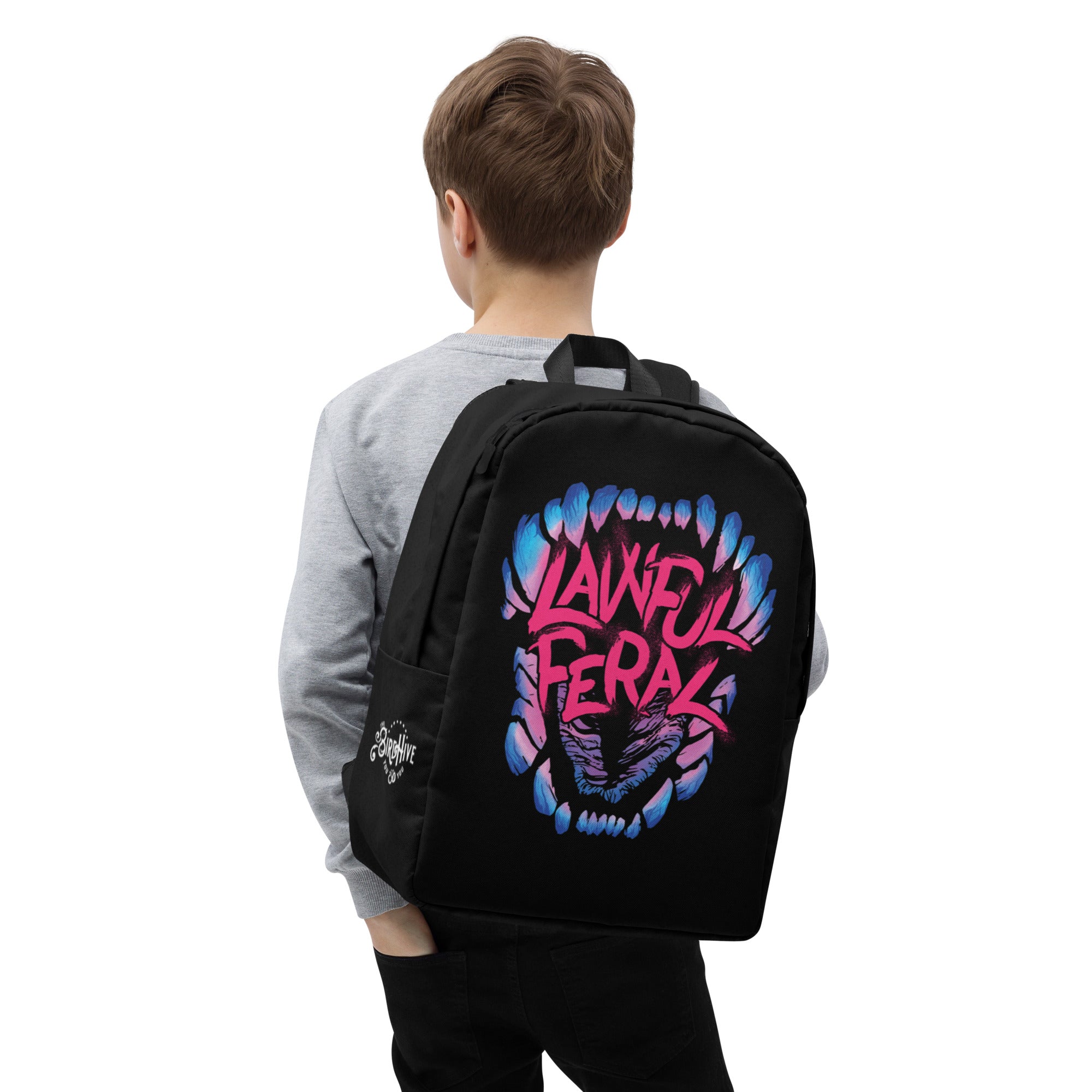 “Lawful Feral” Minimalist Backpack
