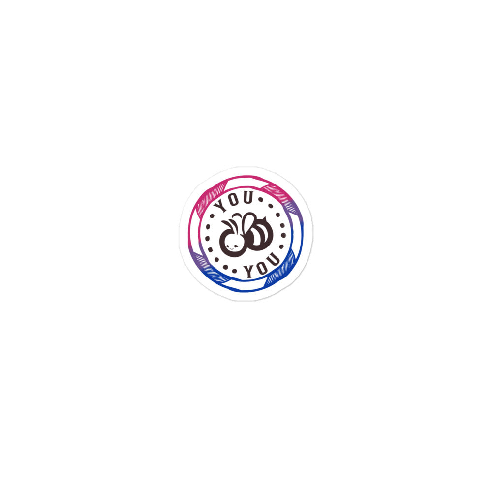 You "Bee" You - Bi Vinyl Bubble-Free Stickers