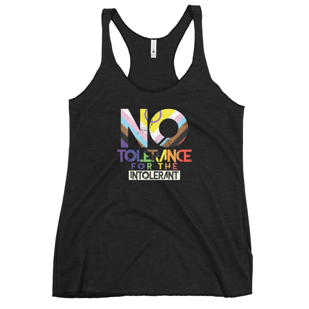No Tolerance for the Intolerant Fem Fit Racerback Tank