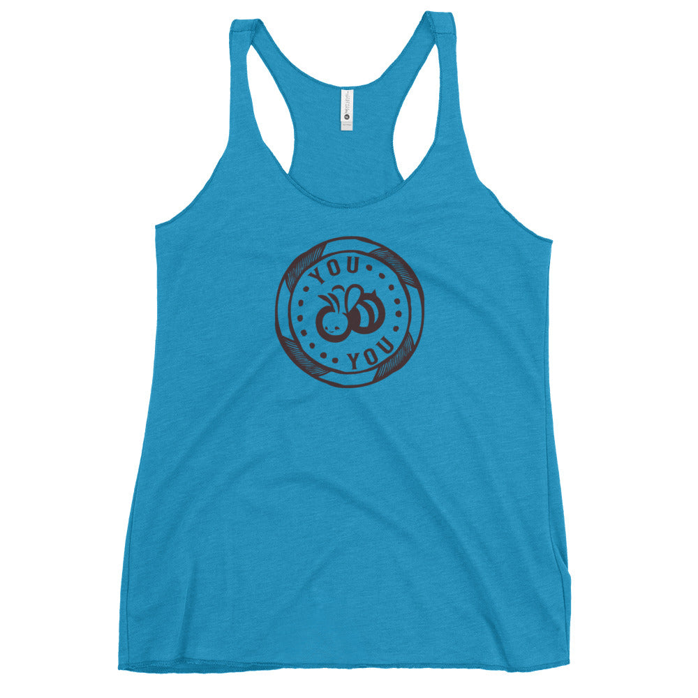 You "Bee" You Fem Fit Racerback Tank