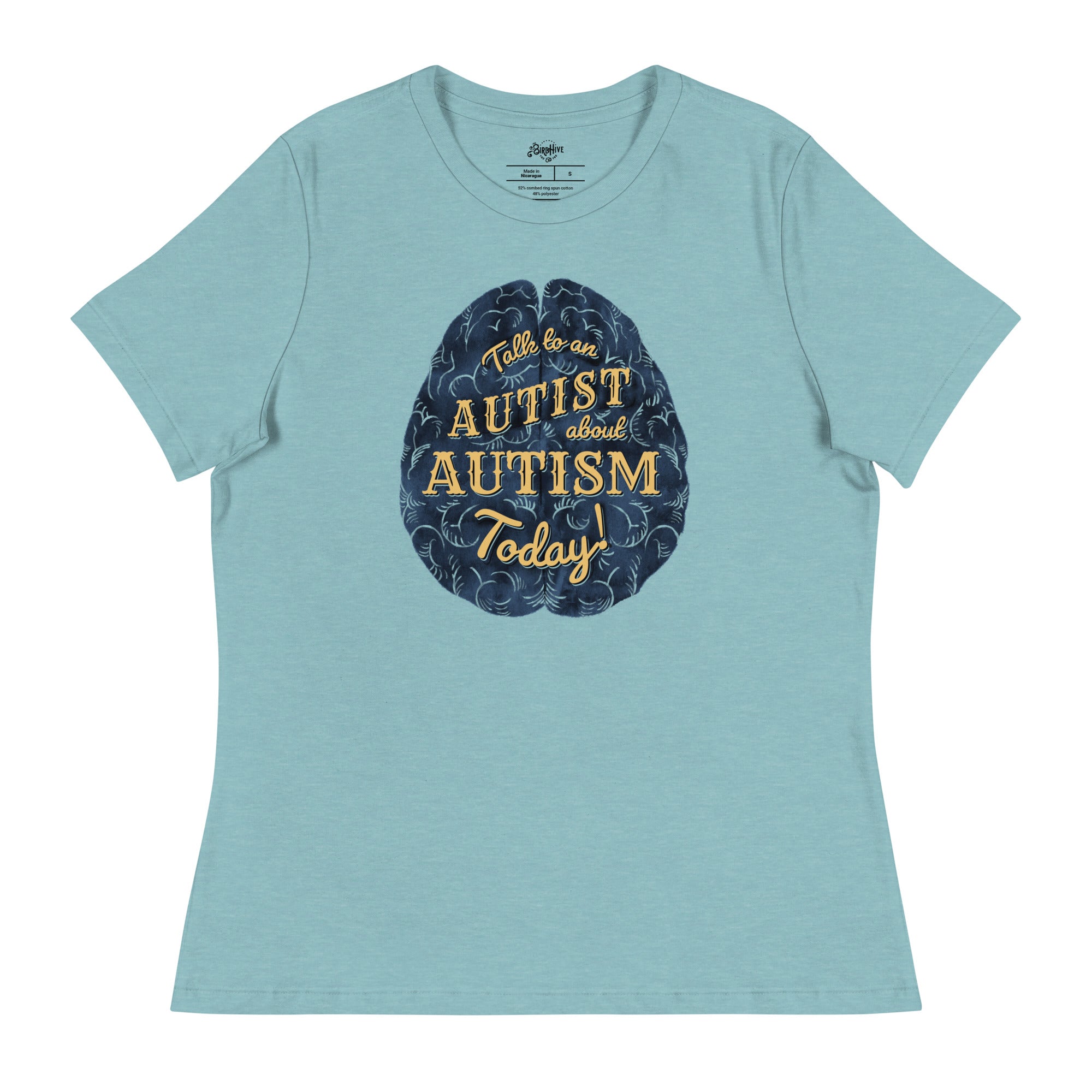 "Ask an Autist about Autism Today!" Fem Relaxed T-Shirt