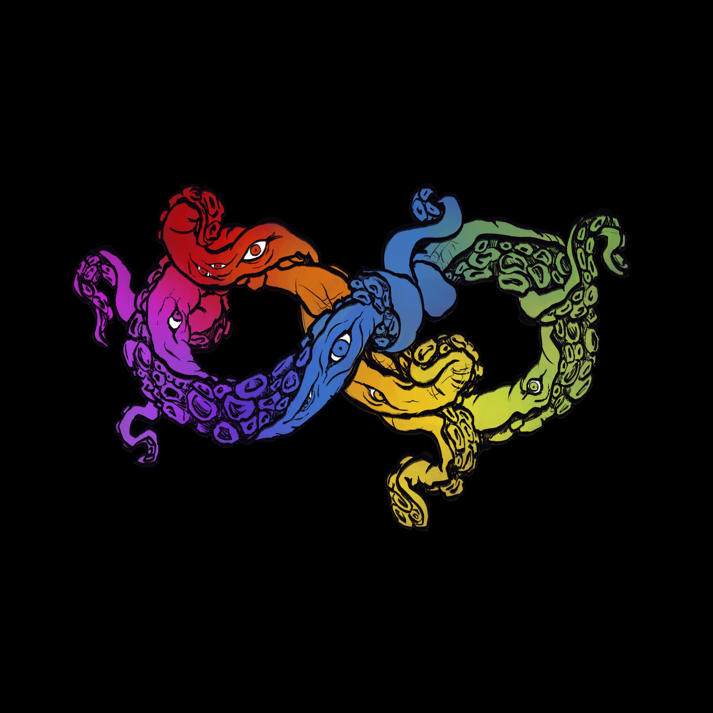 Cosmic Horror inspired Neurodiversity infinity symbol