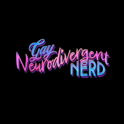 "Gay Neurodivergent Nerd" Unisex t-shirt