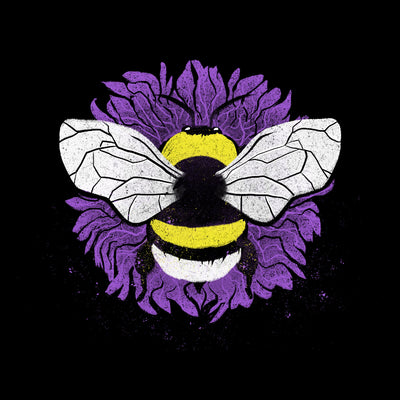 "EnBEE" in pride colors on black Sleeveless Shirt