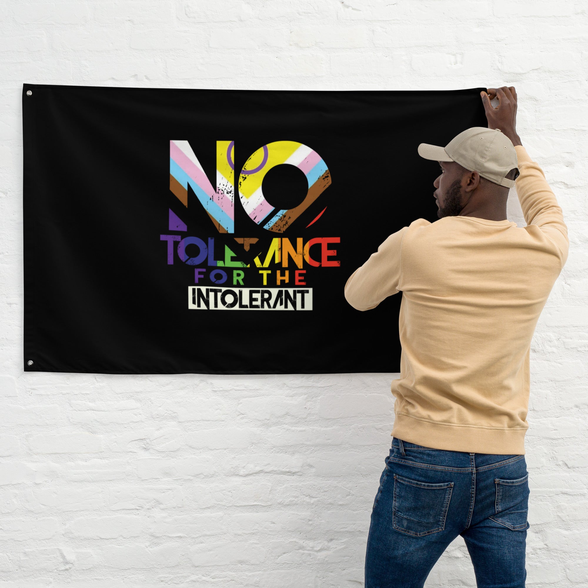 "No Tolerance for the Intolerant" Flag