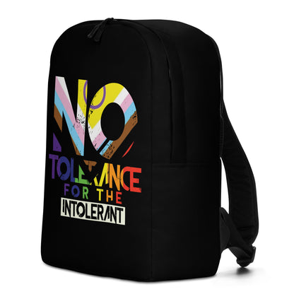 "No Tolerance for the Intolerant" Minimalist Backpack