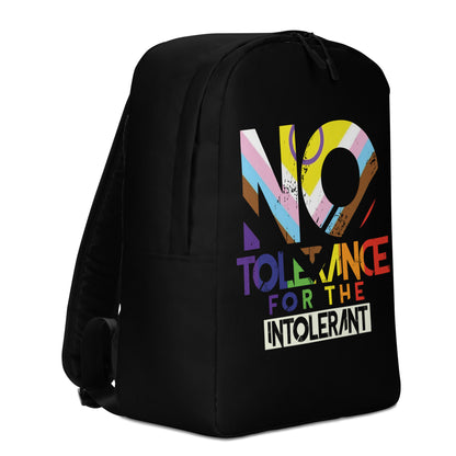 "No Tolerance for the Intolerant" Minimalist Backpack