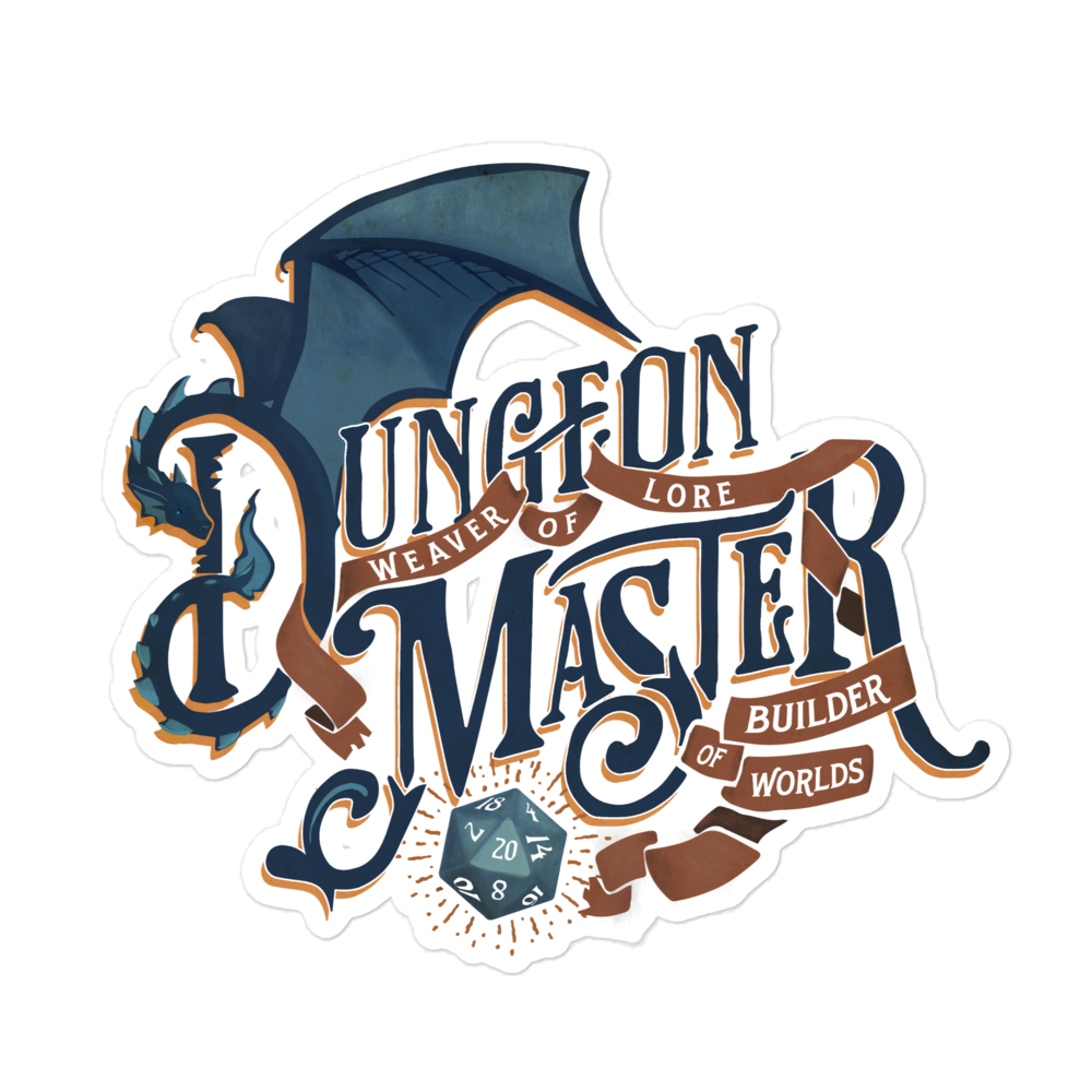 Dungeon Master Bubble-free stickers