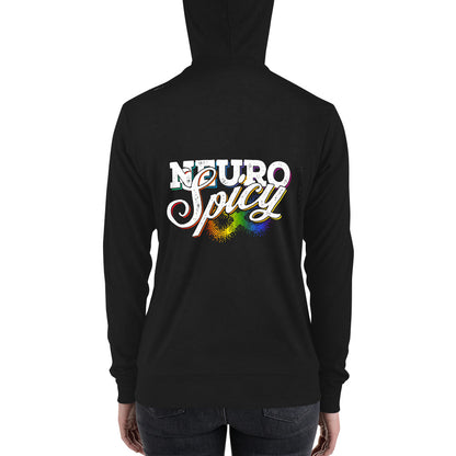 "NeuroSpicy" Unisex zip hoodie