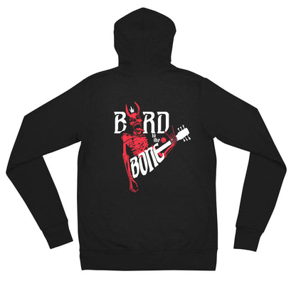 "Bard to the Bone" Heavy Metal Unisex zip hoodie