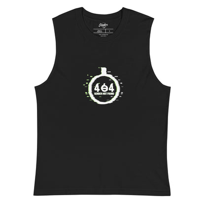 "404: Gender Not Found" Sleeveless Shirt