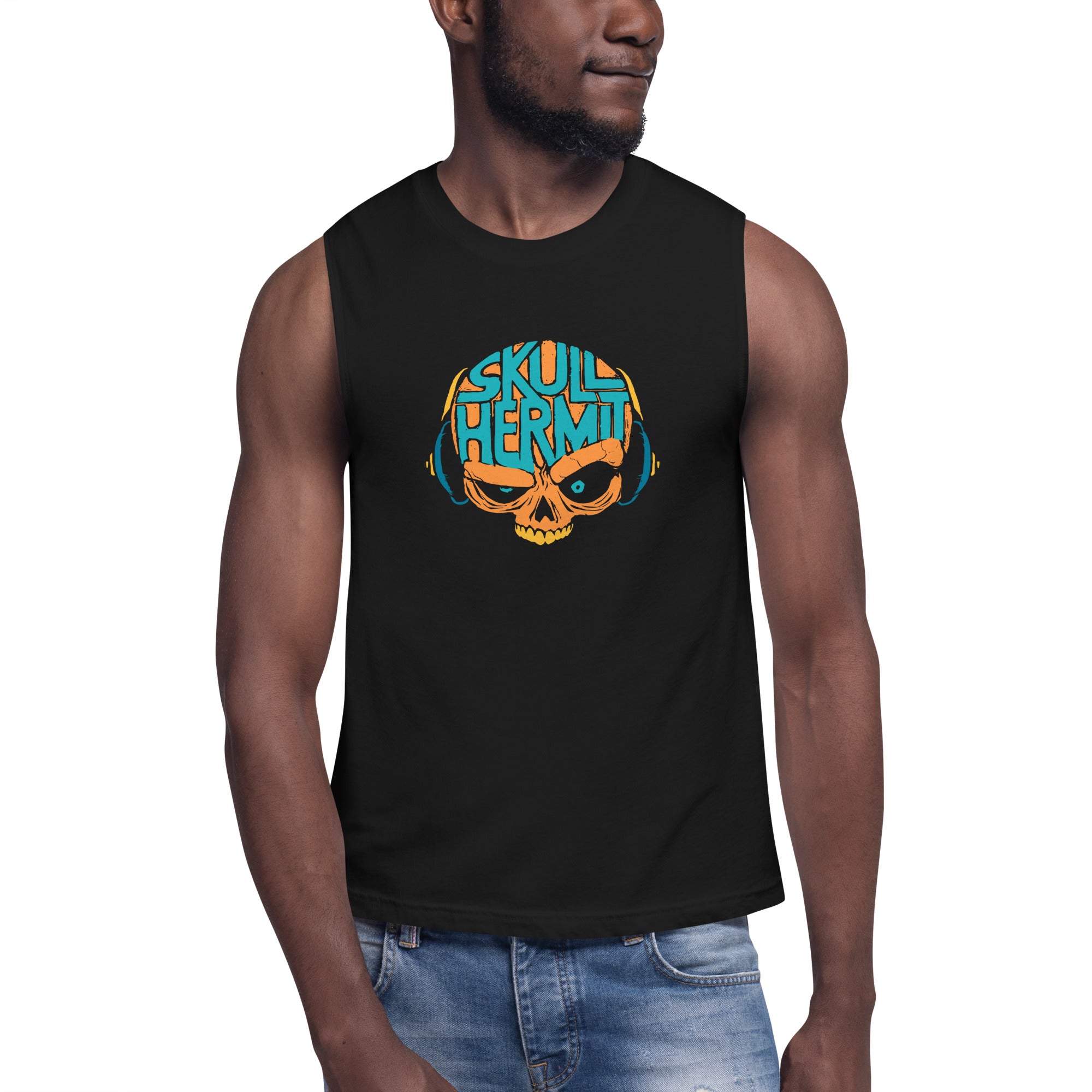 "Skull Hermit" Sleeveless Shirt