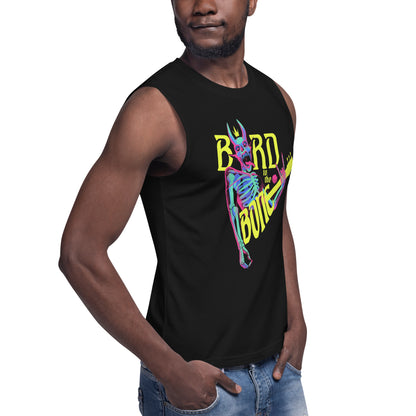 "Bard to the Bone" Pulp Color Sleeveless  Shirt