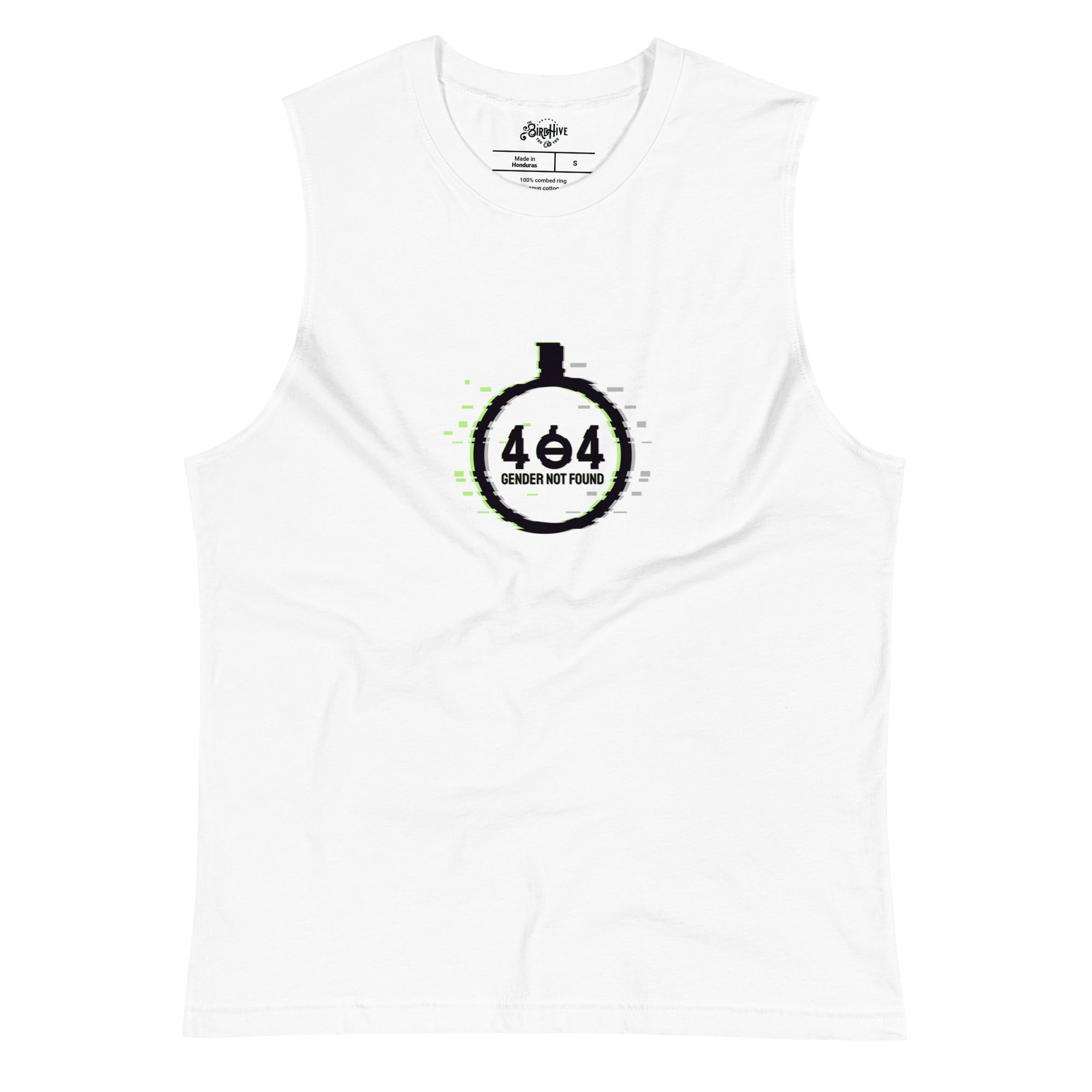 "404: Gender Not Found" Sleeveless Shirt