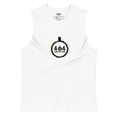"404: Gender Not Found" Sleeveless Shirt