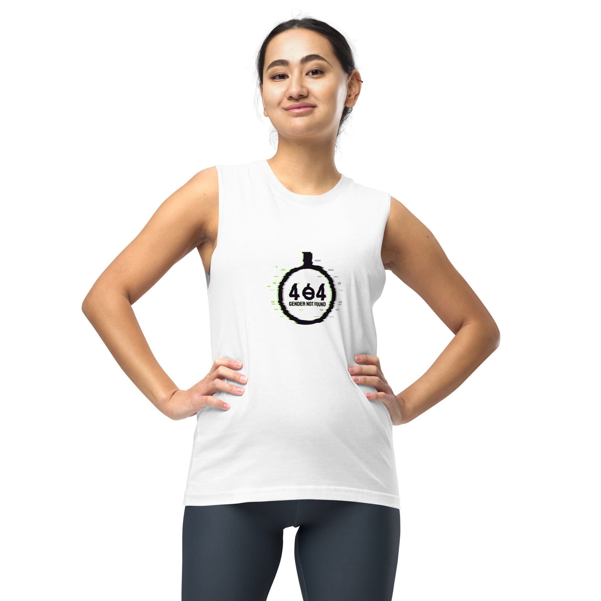 "404: Gender Not Found" Sleeveless Shirt