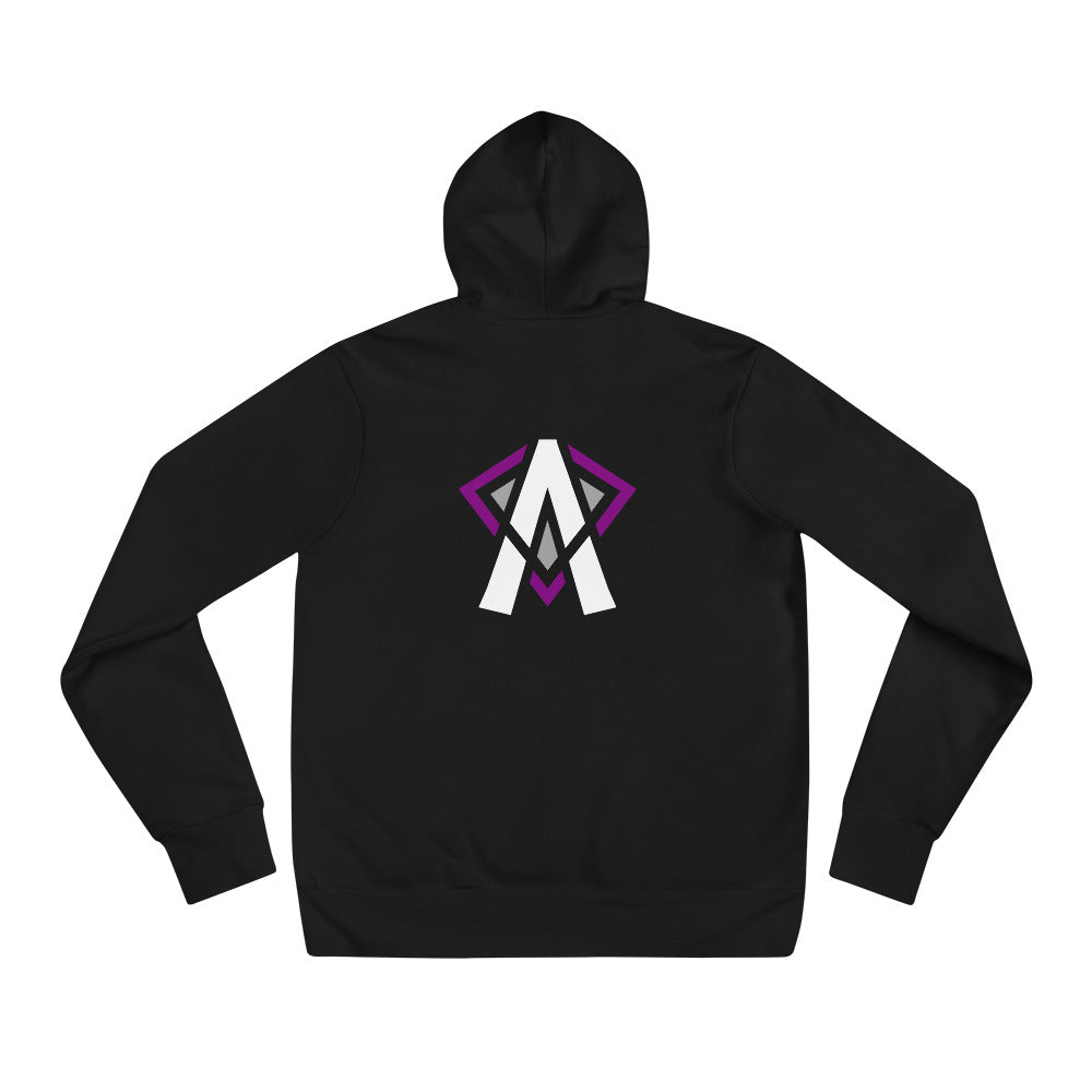 "Ace of Diamonds" in Black Unisex hoodie