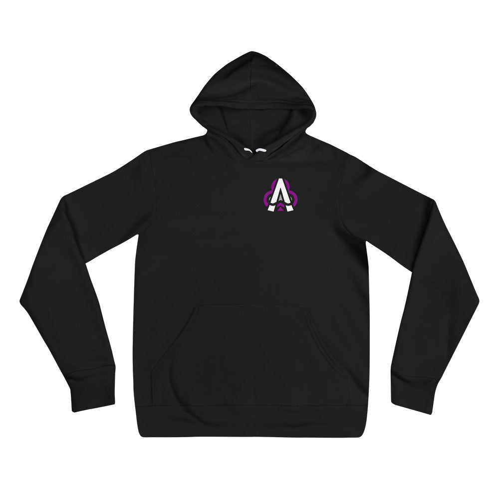 "Ace of Clubs" in Black Unisex hoodie