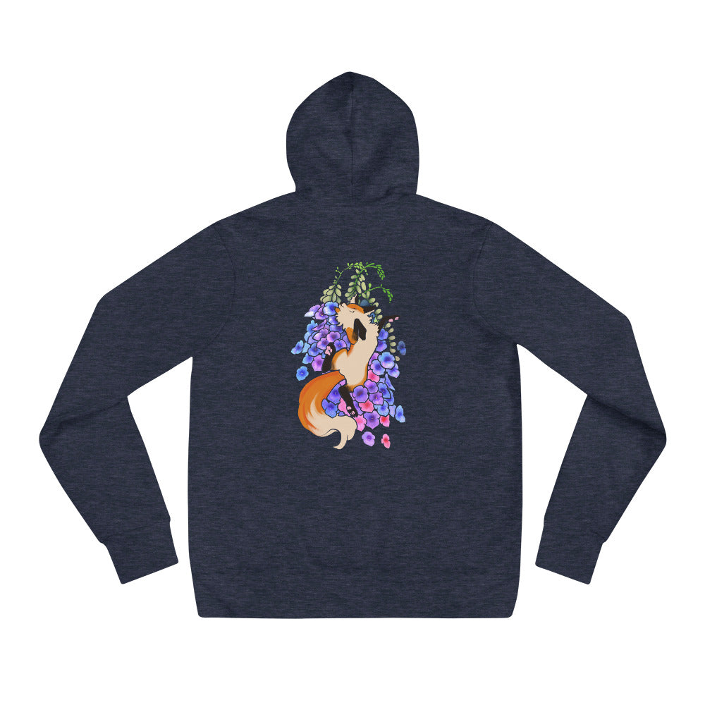 "Happy Foxglove" Unisex hoodie