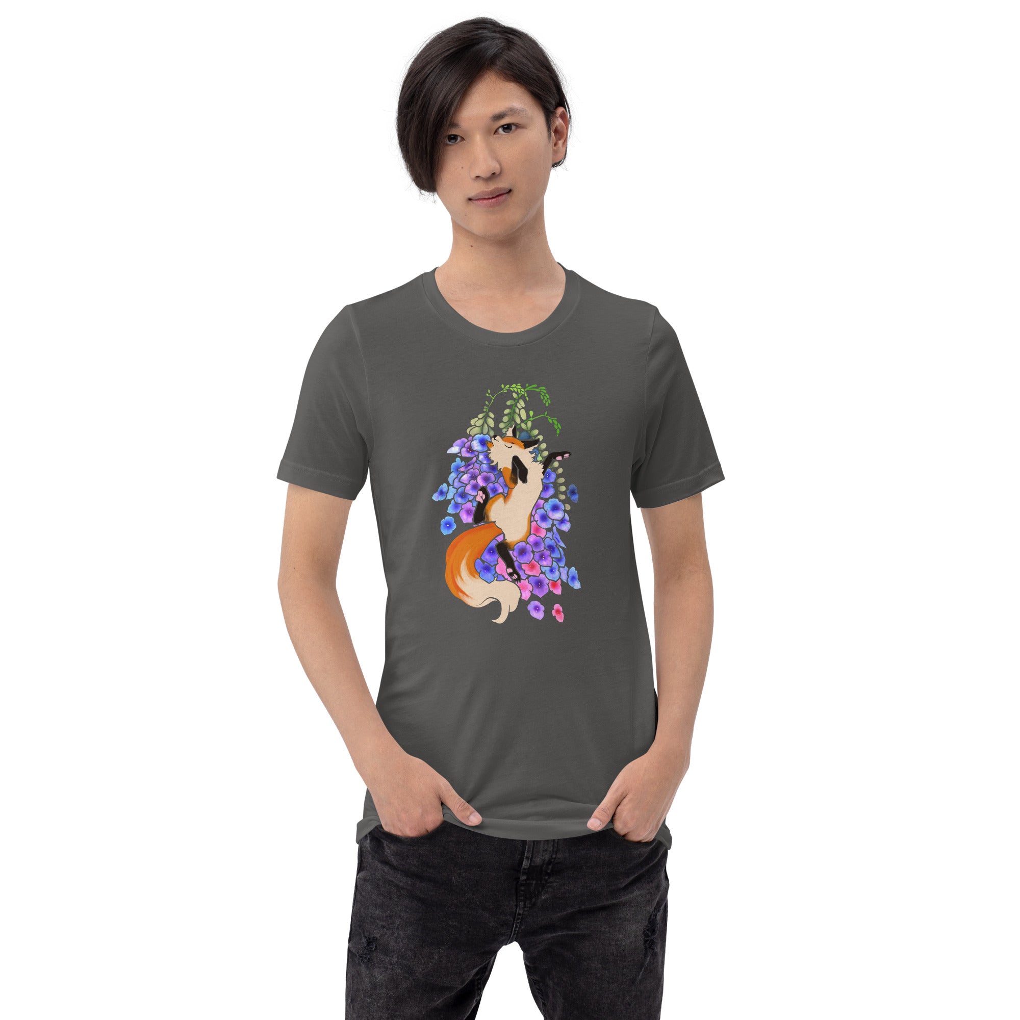 "Happy Foxglove" Unisex t-shirt