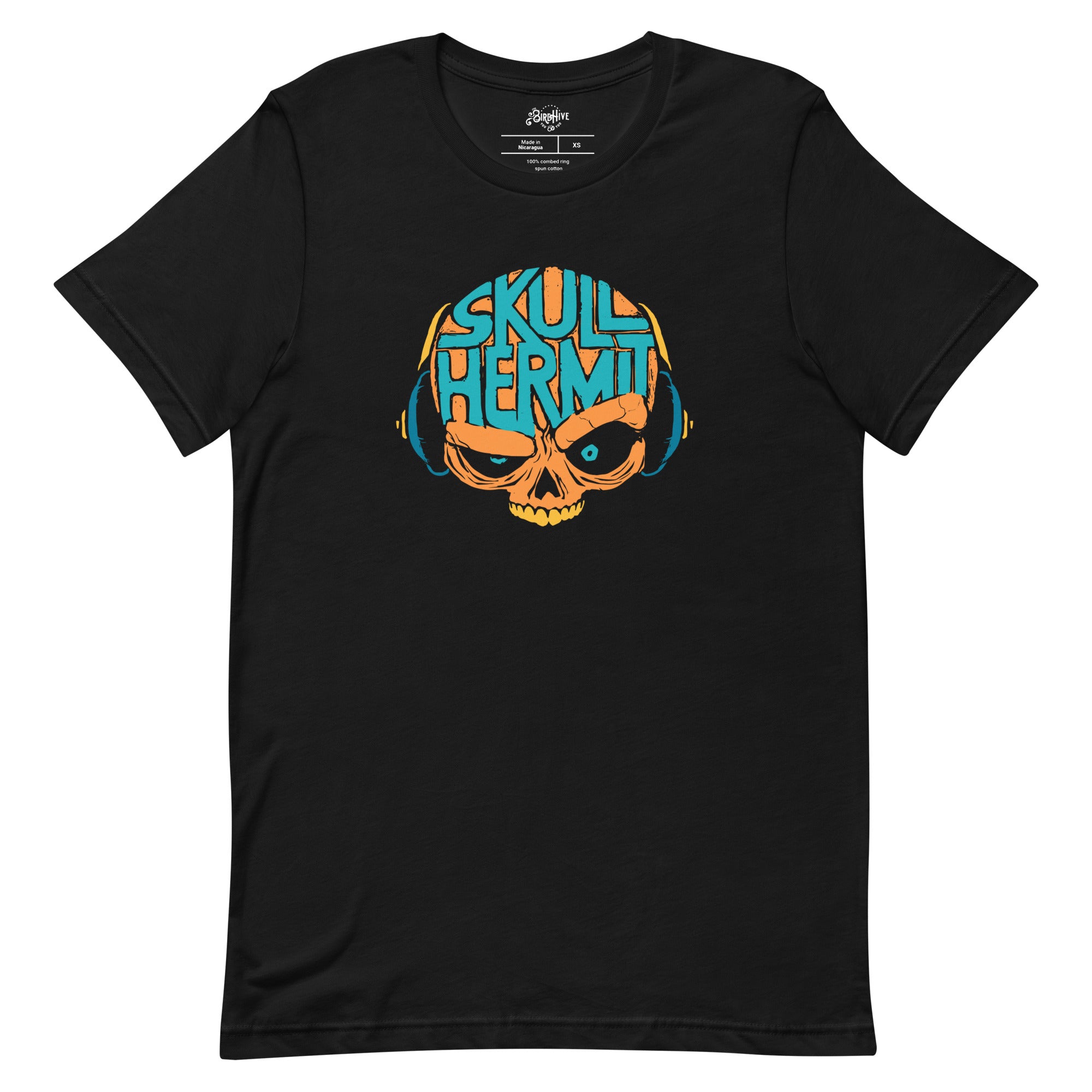 "Skull Hermit"  Multicolor Unisex t-shirt