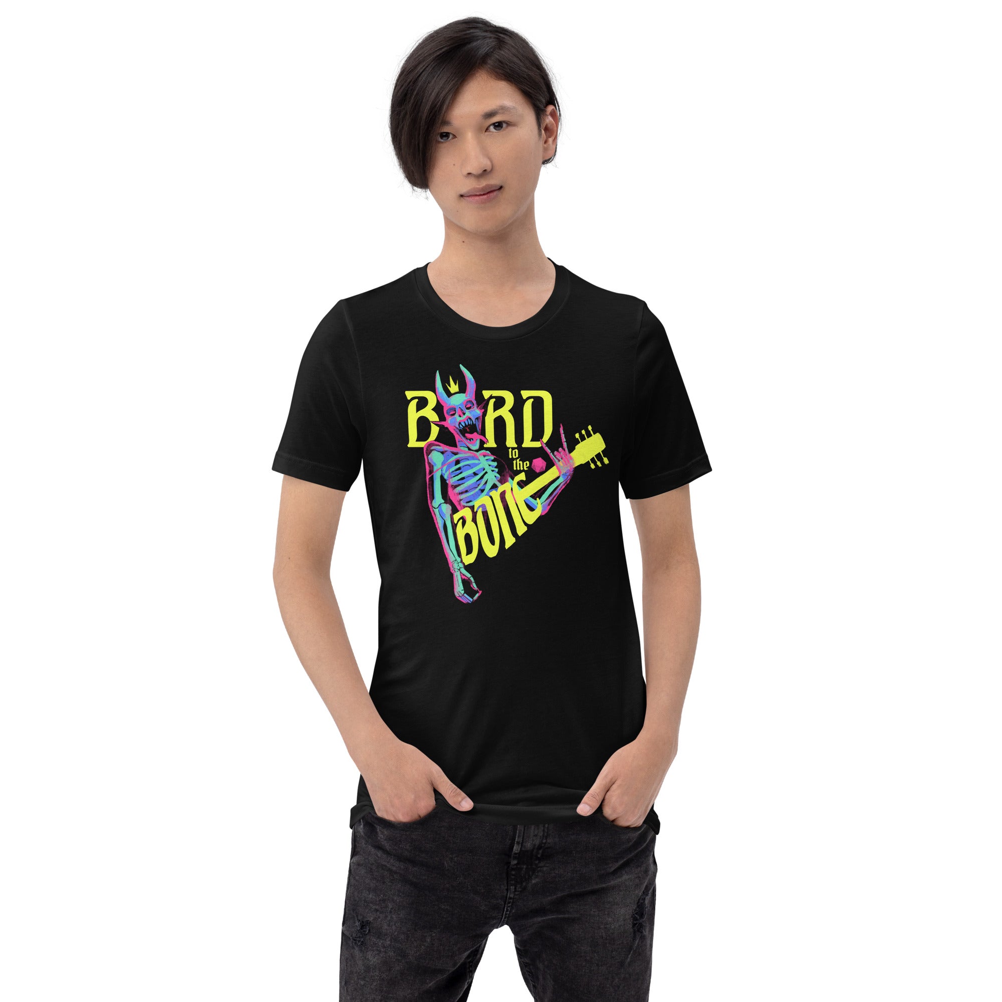 "Bard to the Bone" Pulp colors Unisex t-shirt