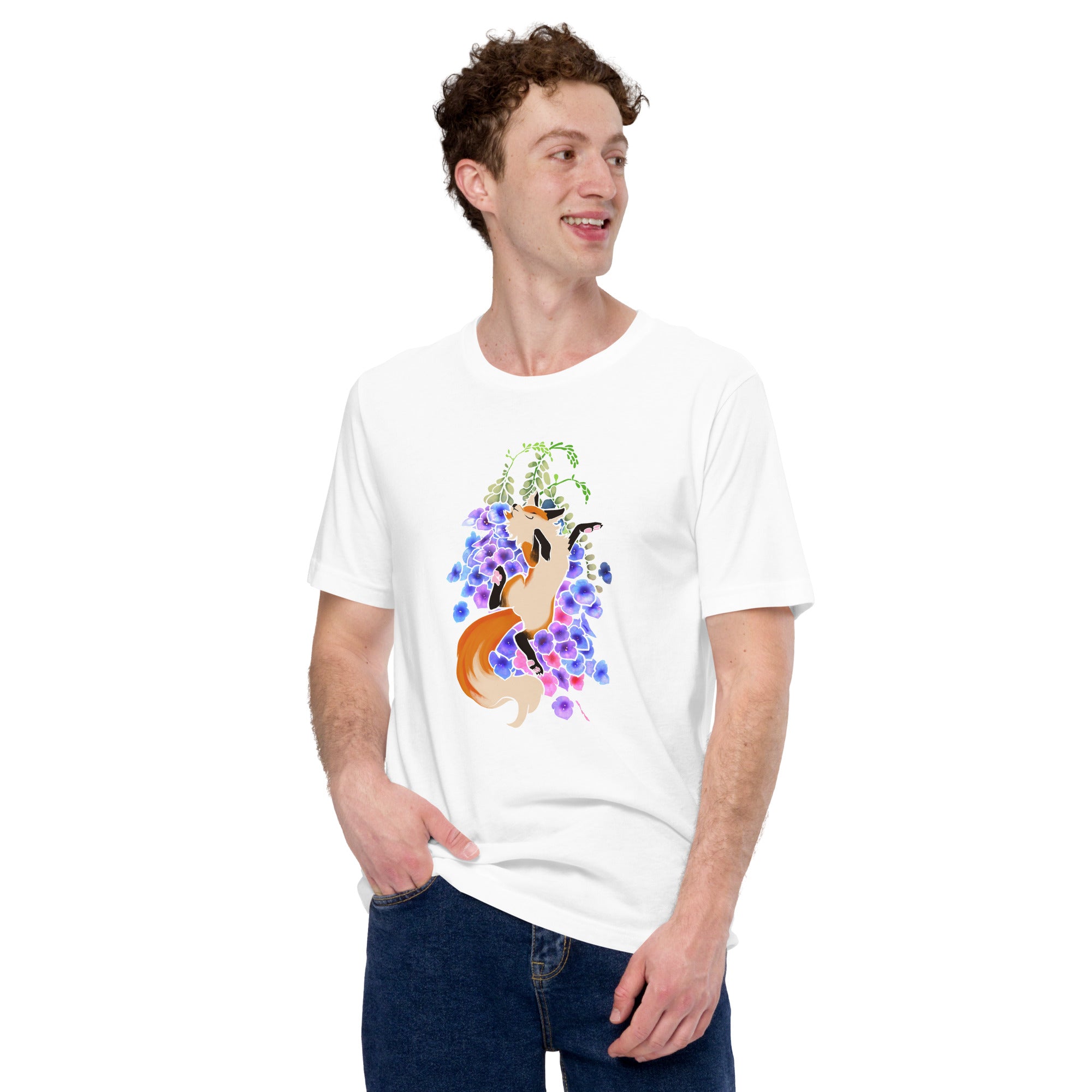 "Happy Foxglove" Unisex t-shirt