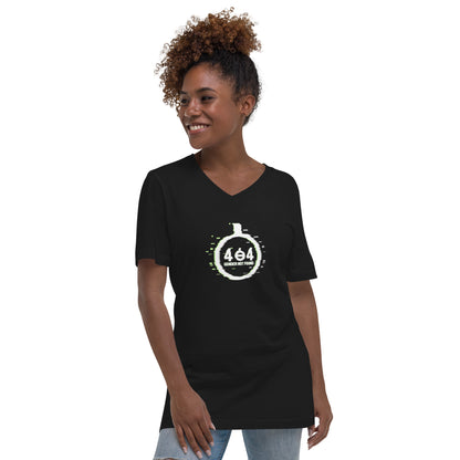 "404: Gender Not Found" Unisex Short Sleeve V-Neck T-Shirt