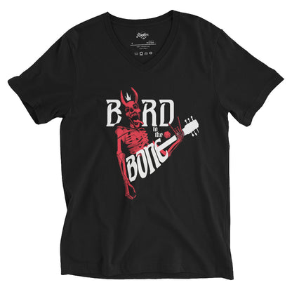 "Bard to the Bone" Heavy Metal Unisex Short Sleeve V-Neck T-Shirt