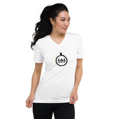 "404: Gender Not Found" Unisex Short Sleeve V-Neck T-Shirt