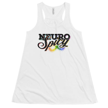 "Neuro-Spicy" Fem Flowy Racerback Tank