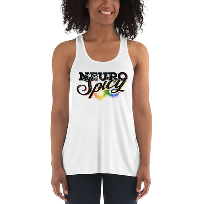 "Neuro-Spicy" Fem Flowy Racerback Tank