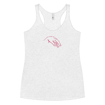 "could be gayer" Fem Racerback Tank