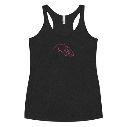 "could be gayer" Fem Racerback Tank