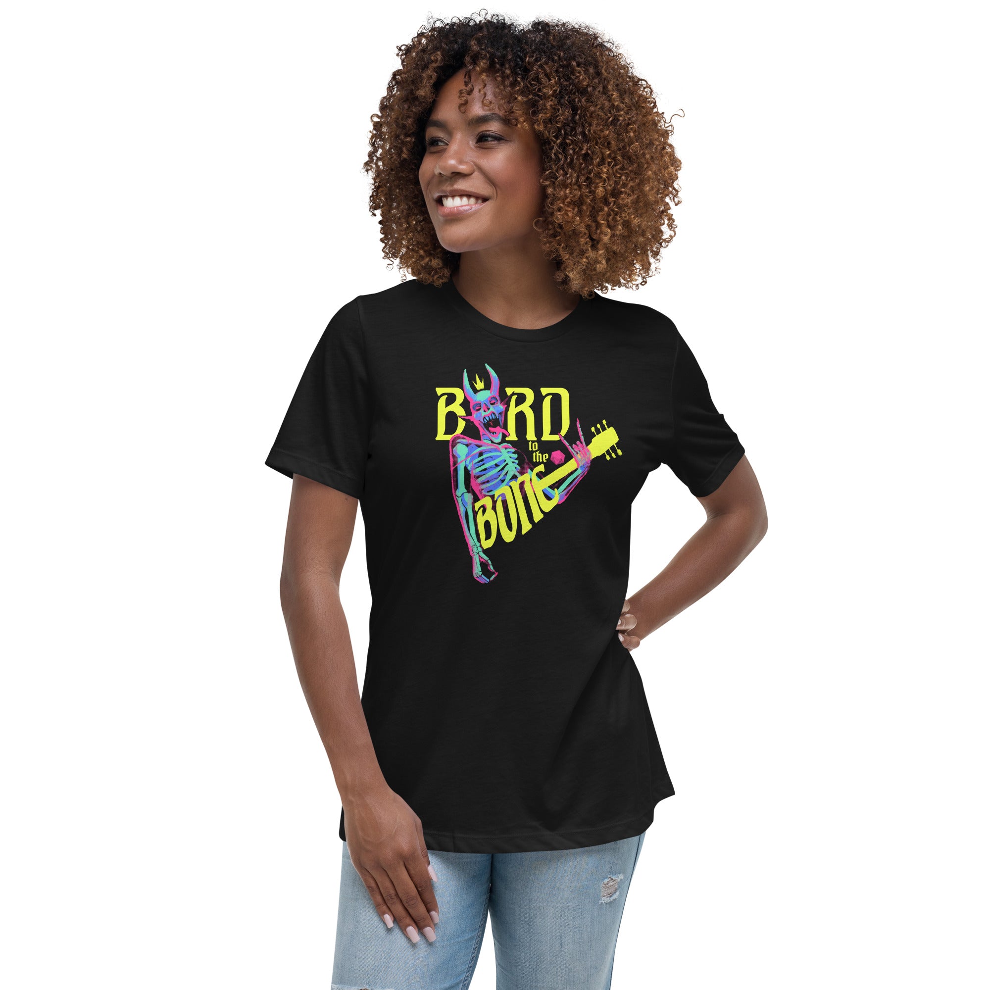 "Bard to the Bone" Pulp colors Fem Relaxed T-Shirt