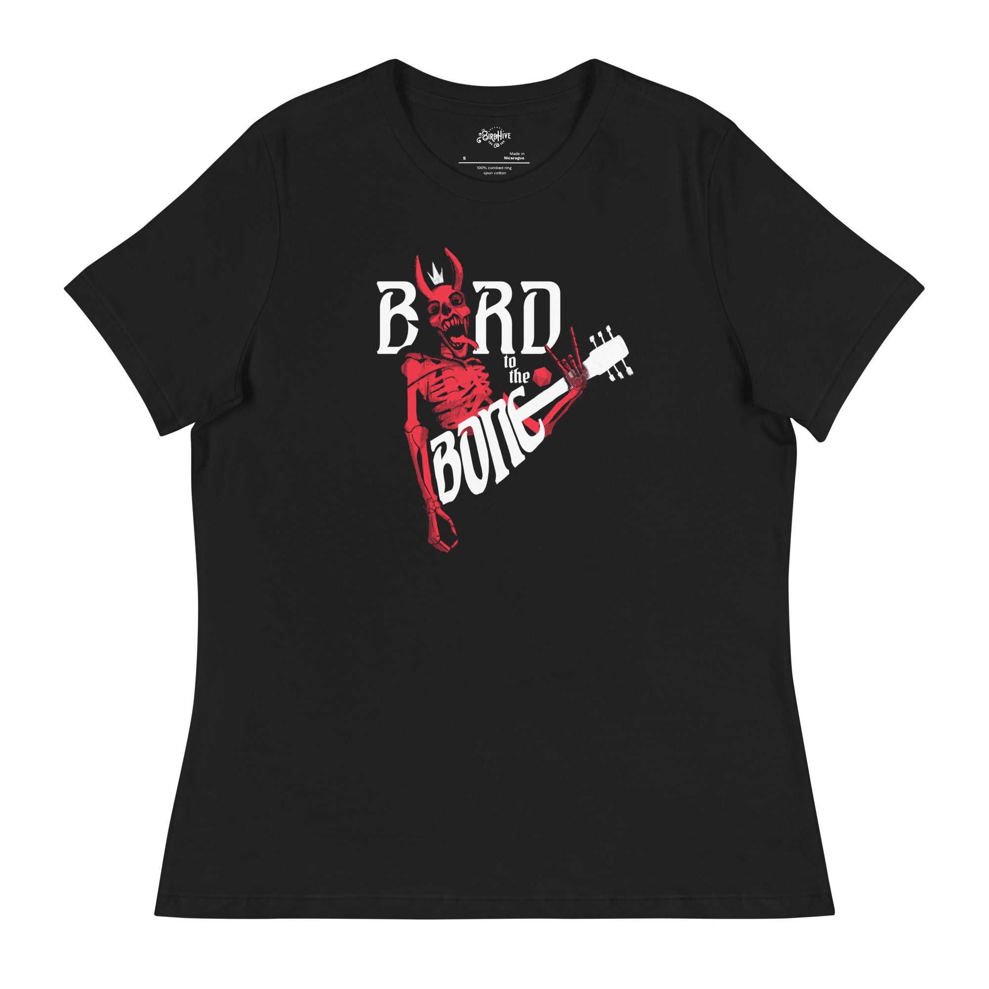 "Bard to the Bone" Heavy Metal Fem Relaxed T-Shirt