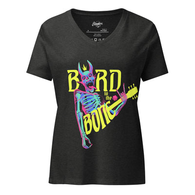 "Bard to the Bone" Pulp Color Fem relaxed v-neck t-shirt