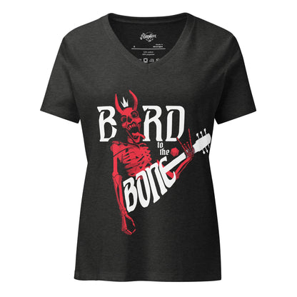 "Bard to the Bone" Heavy Metal Fem relaxed v-neck t-shirt