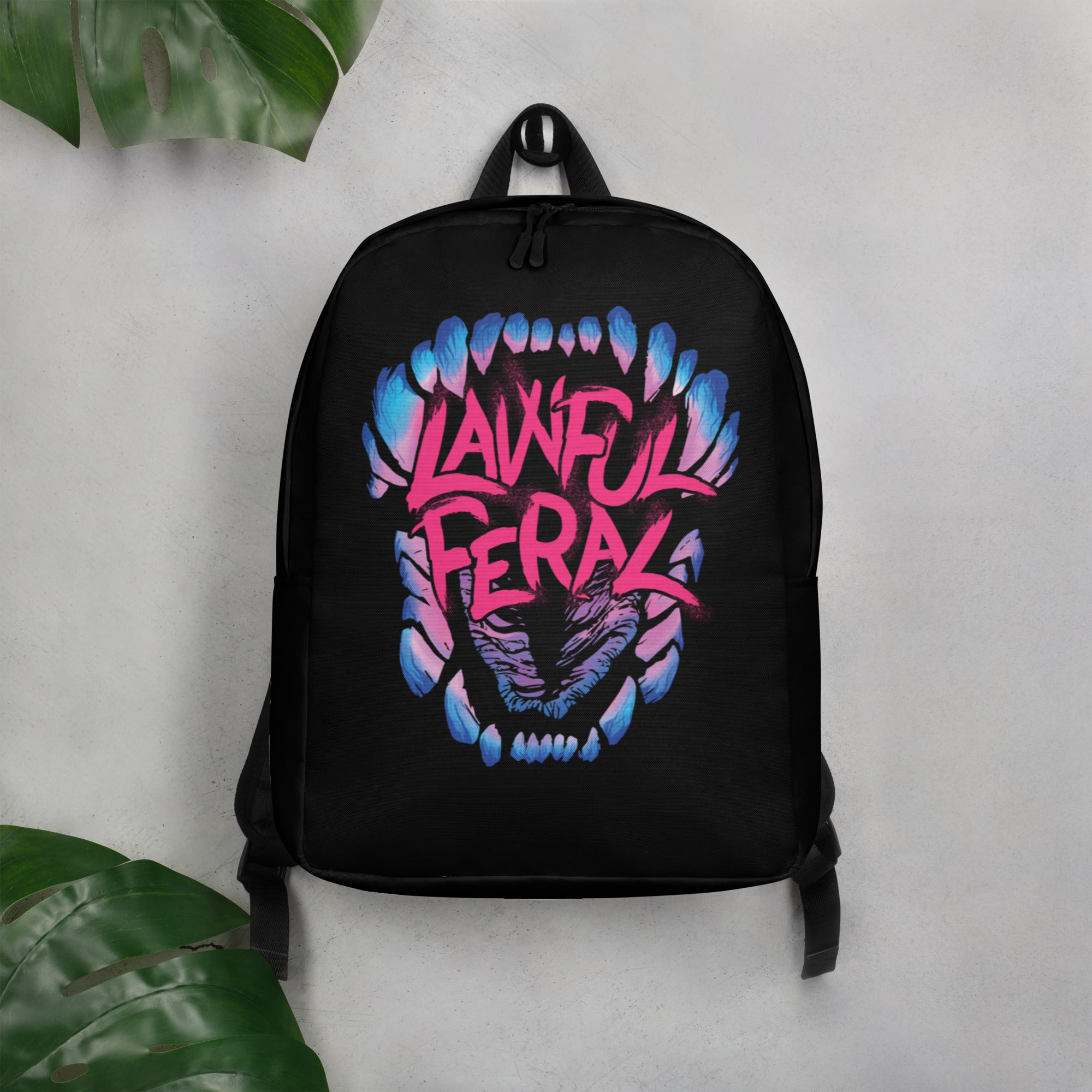 “Lawful Feral” Minimalist Backpack