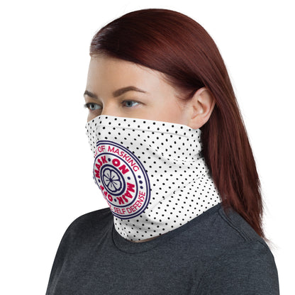 “Mask ON Mask OFF” Neck Gaiter