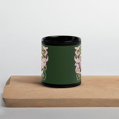 "Elixir of Wakefulness" Black Glossy Mug