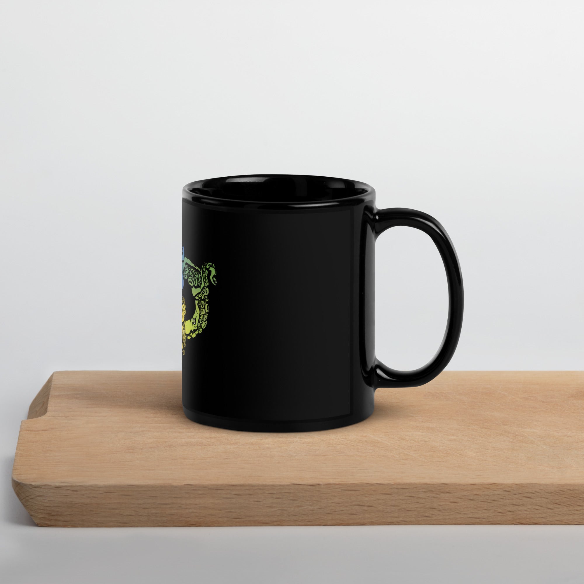 “Cosmic Horror Neurodiversity symbol” Black Glossy Mug