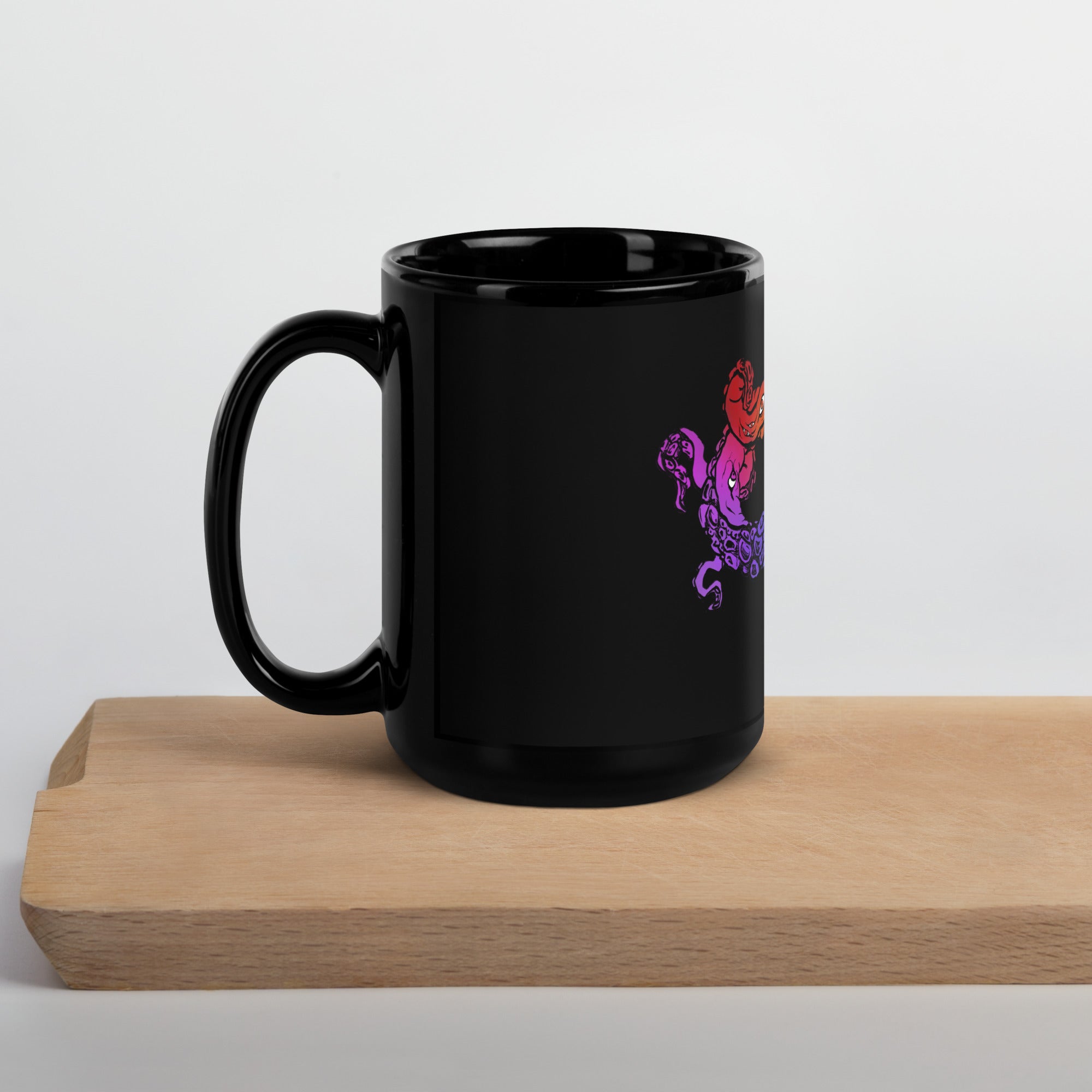 “Cosmic Horror Neurodiversity symbol” Black Glossy Mug