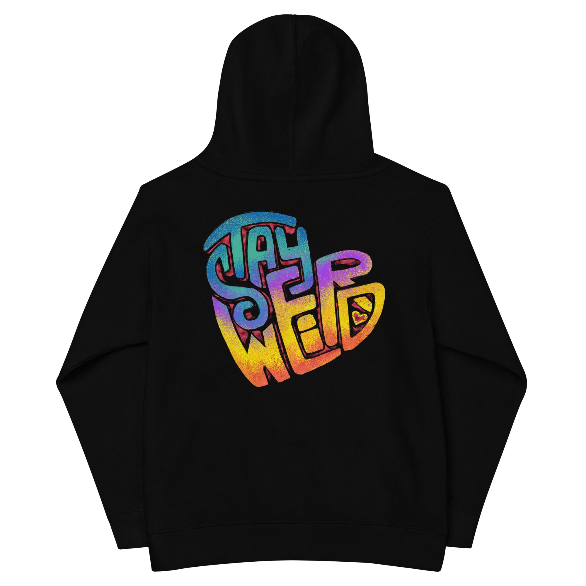 Youth: "Stay Weird"  fleece hoodie